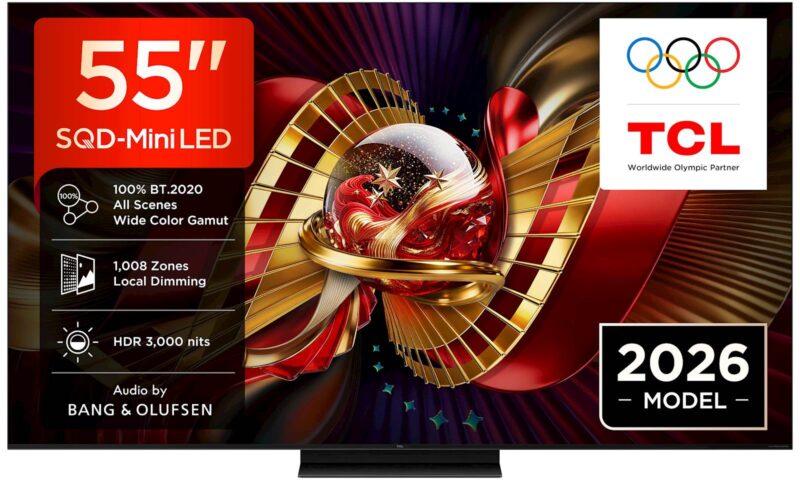 TCL 55 PREMIUM SQD-Mini LED TV 55C8L