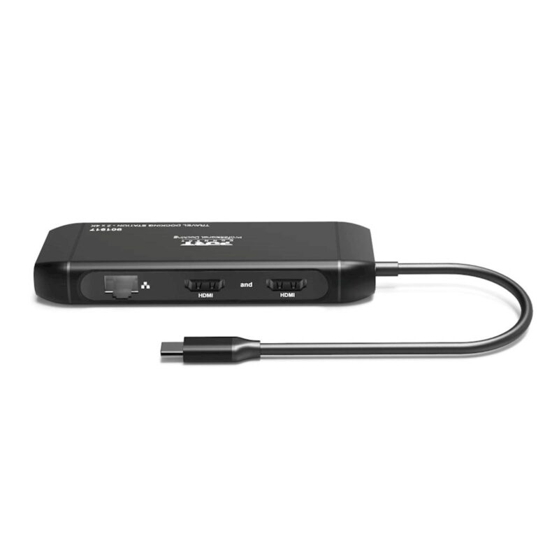 POLNILNA POSTAJA PORT TIP C TRAVEL 2X4K PD 100W (HDMI 2x)