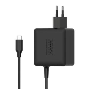Napajalnik Port GaN 65W, Tip C, AC plug in EU