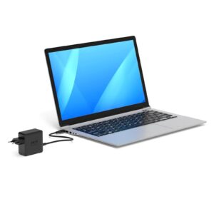 Napajalnik Port GaN 65W, Tip C, AC plug in EU