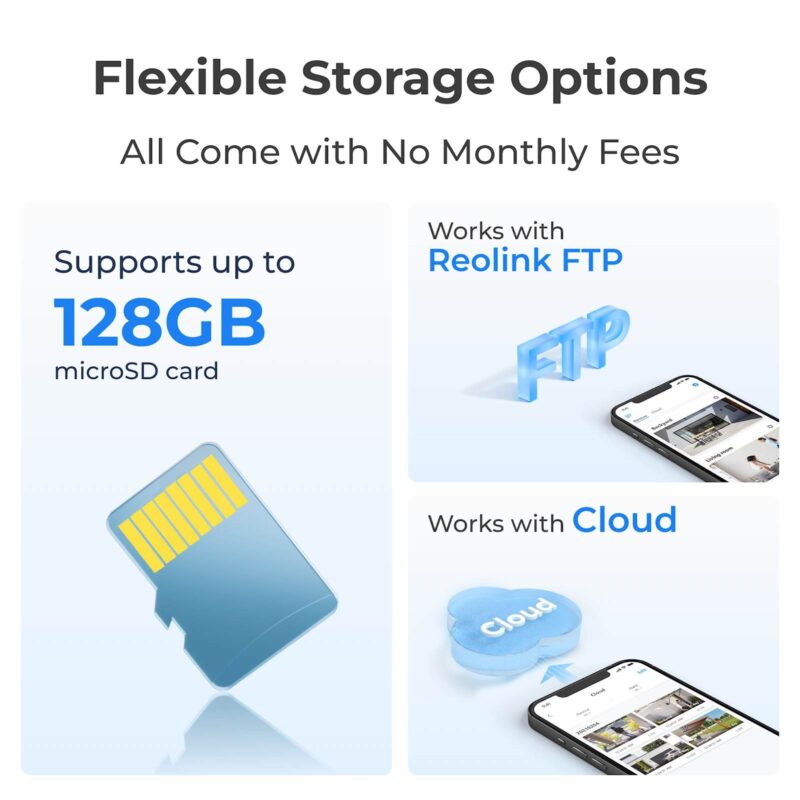 Reolink IP Kamera Trackmix Serija G770+SP2 4K, 8MP, 4G LTE, Samodejno sledenje, Baterijska