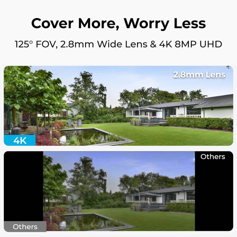 Reolink Ip Kamera serija P337 POE, 8MP, 4K, IK10 Odpornost proti vandalizmu, POE