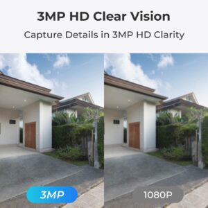 Reolink IP Kamera Argus PT Light B420+Solarni panel, 3MP, 2K, vrtljiva 355°, nagib: 140°