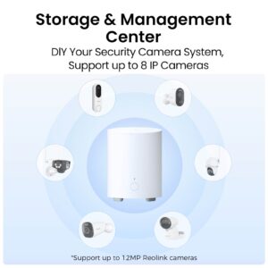 Reolink Home Hub 1 Lite, podpora do 8 kamer, Ai podpora, 2,4 GHz/5 GHz Wi-FI