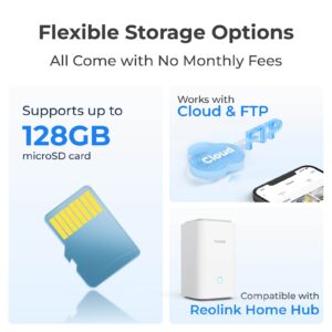 Reolink IP Kamera Argus serija B330 5MP, Zunanja, Baterijska, Barvni nočni vid, Wi-fi, SP panel Lite