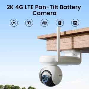 Reolink IP Kamera Altas G650 +Solarni panel 3 12W, 2K, Pan/Tilt vrtljiva , samodejno sledenje,