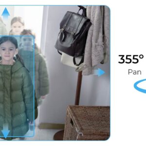 Reolink IP Kamera  E serija E331 Bela, 5MP, Nočni vid 12m, Dvosmerna komunikacija,  PAN/TILT