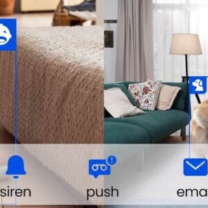 Reolink IP Kamera  E serija E331 Bela, 5MP, Nočni vid 12m, Dvosmerna komunikacija,  PAN/TILT