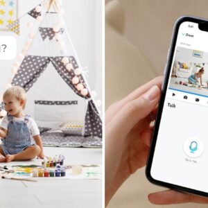Reolink IP Kamera  E serija E331 Bela, 5MP, Nočni vid 12m, Dvosmerna komunikacija,  PAN/TILT