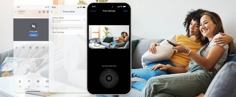 Reolink IP Kamera  E serija E331 Bela, 5MP, Nočni vid 12m, Dvosmerna komunikacija,  PAN/TILT