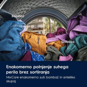 Sušilni stroj Electrolux EW6D98BEE, 8 kg, toplotna črpalka Sušilni stroj Electrolux EW6D98BEE, 8 kg, toplotna črpalka