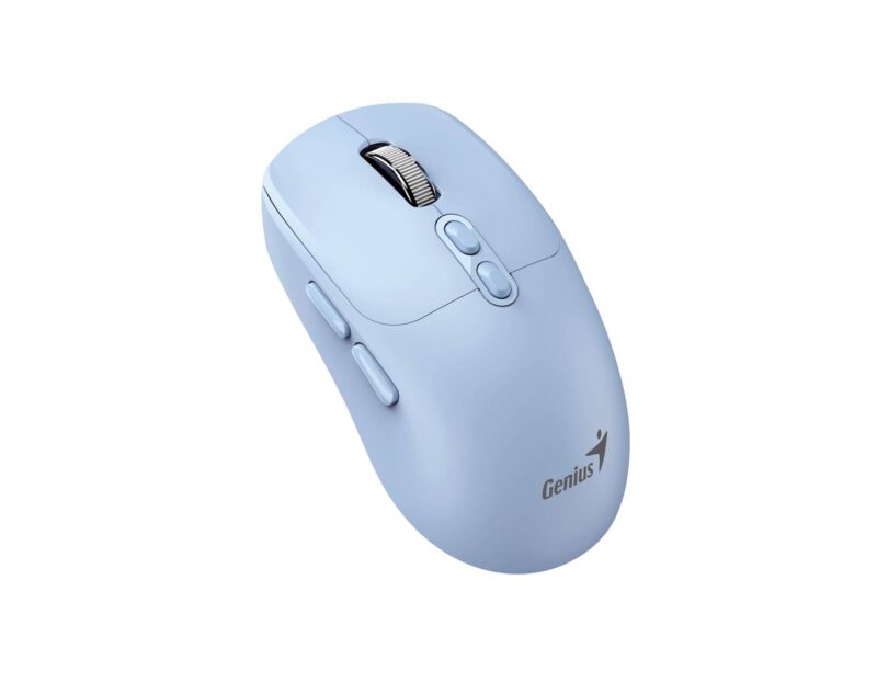 Miška Genius NX-8080S AI, BT in brezžična, modra