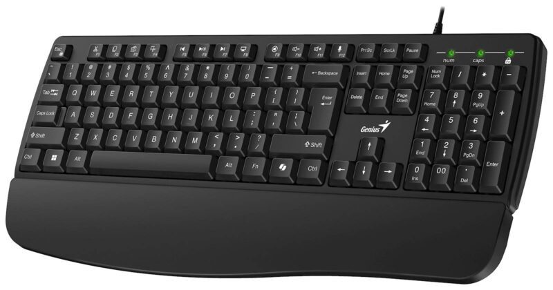 Tipkovnica Genius KB-123,PR,AI,BLK,SER,USB