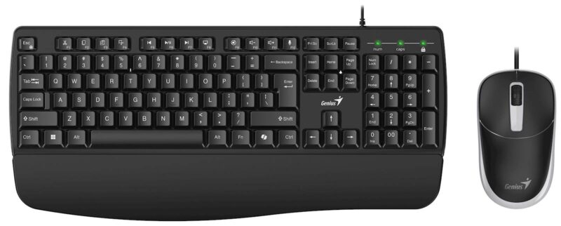 Tipkovnica Genius KB-123,PR,AI,BLK,SER,USB
