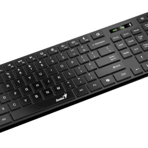 Tipkovnica Genius SlimStar 7250BT,AI,SER,BLK,BT+2.4GHZ,KB