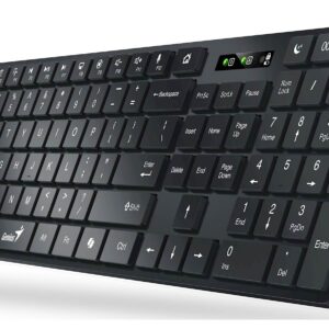 Tipkovnica Genius SlimStar 7250BT,AI,SER,BLK,BT+2.4GHZ,KB