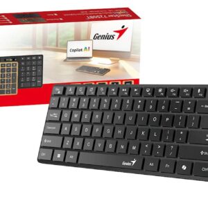 Tipkovnica Genius SlimStar 7250BT,AI,SER,BLK,BT+2.4GHZ,KB