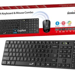 Tipkovnica Genius SlimStar 8250,AI,BLK,SER,BT+2.4GHZ