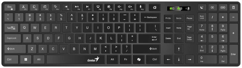 Tipkovnica Genius SlimStar 8250,AI,BLK,SER,BT+2.4GHZ