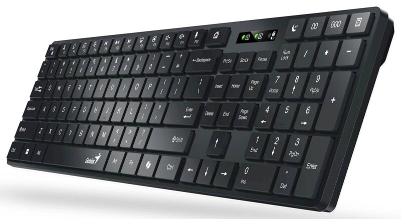 Tipkovnica Genius SlimStar 8250,AI,BLK,SER,BT+2.4GHZ