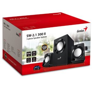Zvočniki Genius SW-2.1 300 II,Black,EU,100-240V