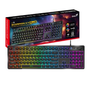 Tipkovnica Genius Gaming Scorpion K7 Plus,AI,BLK,SER,USB