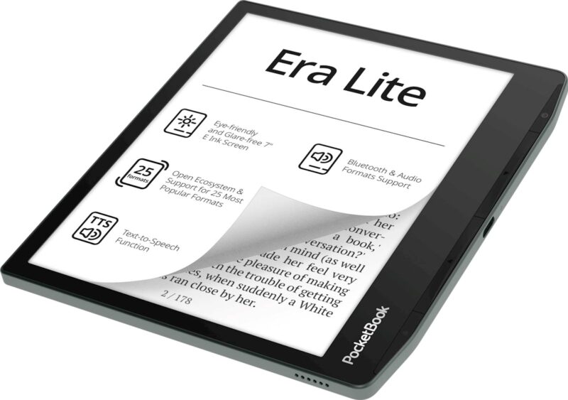 Elektronski bralnik PocketBook Era lite 7'' kamnito zelen