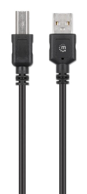 Kabel USB 2.0 Type A to Type-B 3m MANHATTAN