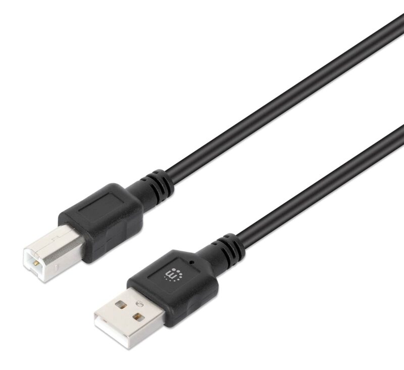 Kabel USB 2.0 Type A to Type-B 3m MANHATTAN