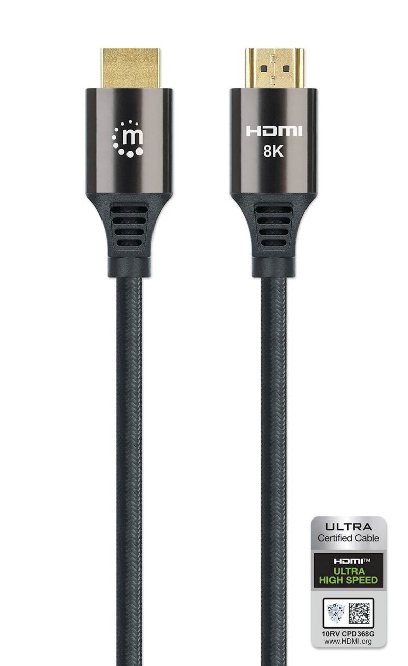HDMI kabel Ethernet High Speed 8K 3m MANHATTAN