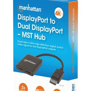 DisplayPort 2x Razdelilec z MST MANHATTAN