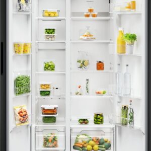 Ameriški hladilnik Electrolux EAT6ME53E0, črno steklo Ameriški hladilnik Electrolux EAT6ME53E0, črno steklo
