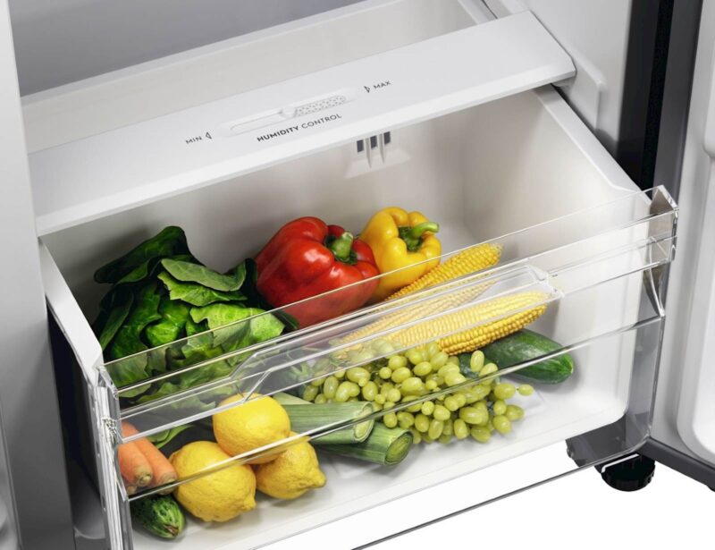 Ameriški hladilnik Electrolux EAT6ME53E0, črno steklo Ameriški hladilnik Electrolux EAT6ME53E0, črno steklo