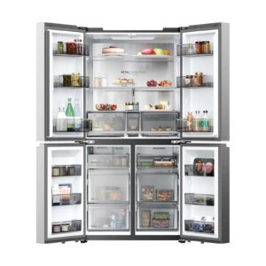 Hladilnik HAIER HCR59F18DNMM, 182,5 cm, D, 706 l, 4-vratni, Inox