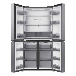 Hladilnik HAIER HCR59F18DNMM, 182,5 cm, D, 706 l, 4-vratni, Inox