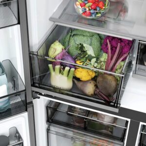 Hladilnik HAIER HCR59F18DNMM, 182,5 cm, D, 706 l, 4-vratni, Inox