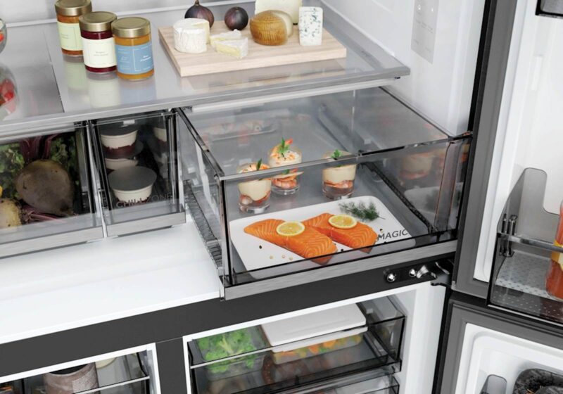 Hladilnik HAIER HCR59F18DNMM, 182,5 cm, D, 706 l, 4-vratni, Inox