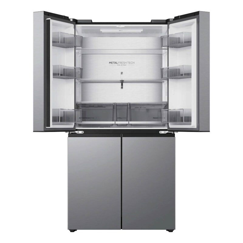 Hladilnik HAIER HCR59F18DNMM, 182,5 cm, D, 706 l, 4-vratni, Inox