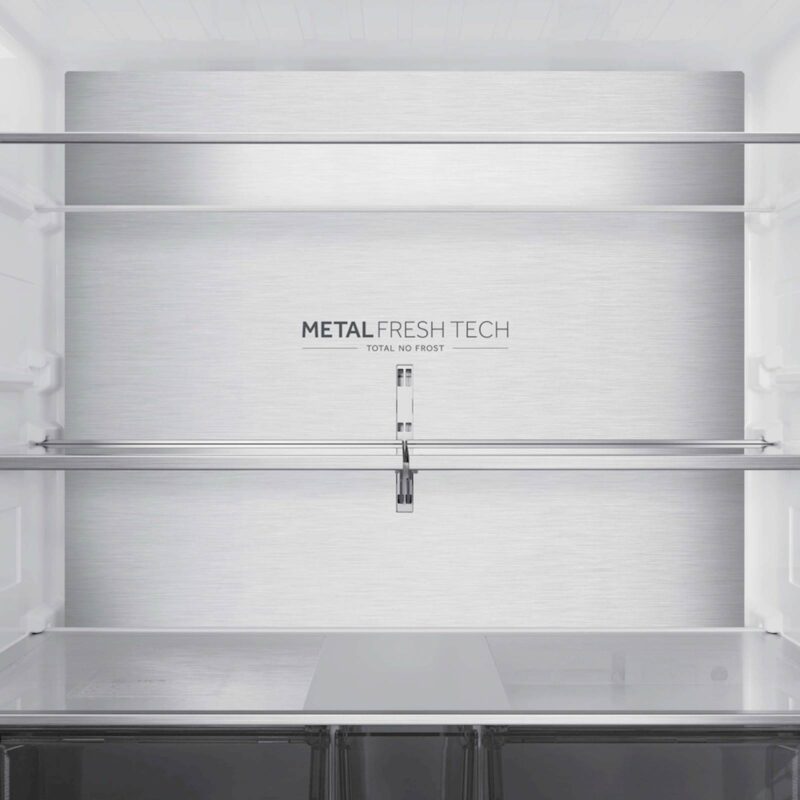 Hladilnik HAIER HCR59F18DNMM, 182,5 cm, D, 706 l, 4-vratni, Inox