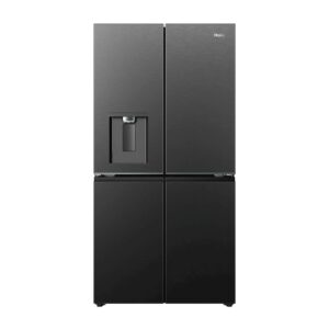 Hladilnik HAIER HCR79F18CHMB, 182,5 cm, C, 700 l, 4-vratni, Črna