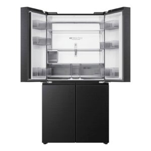 Hladilnik HAIER HCR79F18CHMB, 182,5 cm, C, 700 l, 4-vratni, Črna