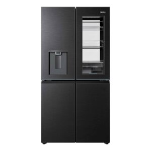 Hladilnik HAIER HCW99F18DHMB, 182,5 cm, D, 700 l, 4-vratni, Črna