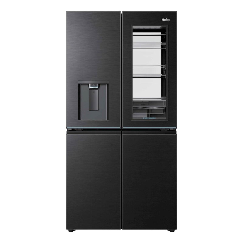 Hladilnik HAIER HCW99F18DHMB, 182,5 cm, D, 700 l, 4-vratni, Črna