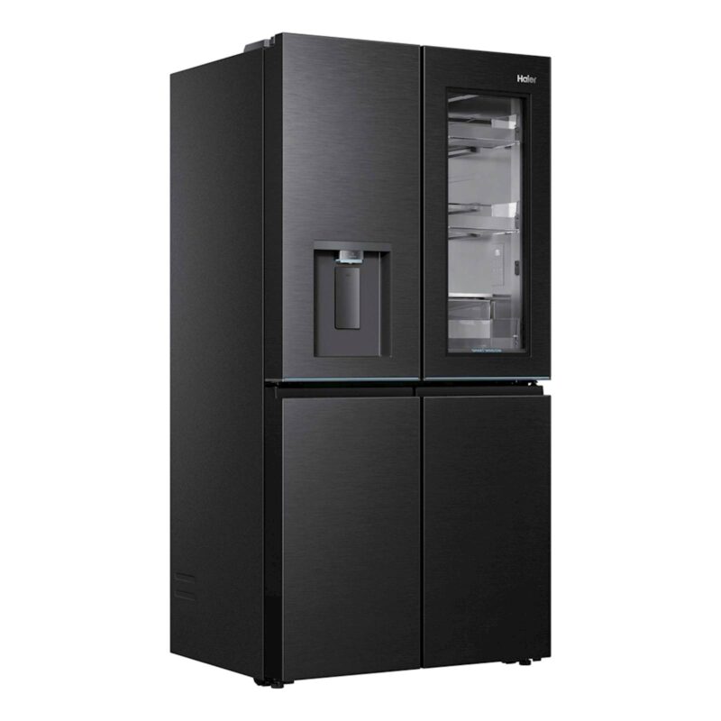 Hladilnik HAIER HCW99F18DHMB, 182,5 cm, D, 700 l, 4-vratni, Črna
