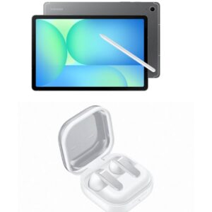 SAMSUNG GALAXY TAB S10 X520 FE 128GB WIFI SIVA + SLUŠALKE BUDS4 BELE