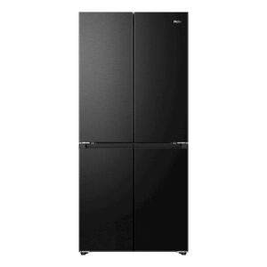 Hladilnik HAIER HCR58S18DNMB, 185 cm, D, 523 l, 4-vratni, Črna