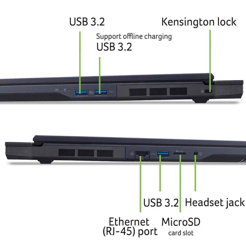 Prenosnik ACER PHN18-72-90M6 Ultra 9 275HX/32GB/SSD 1TB/18'' WQXGA 250Hz/RTX 5070 Ti 12GB/NoOS/AI