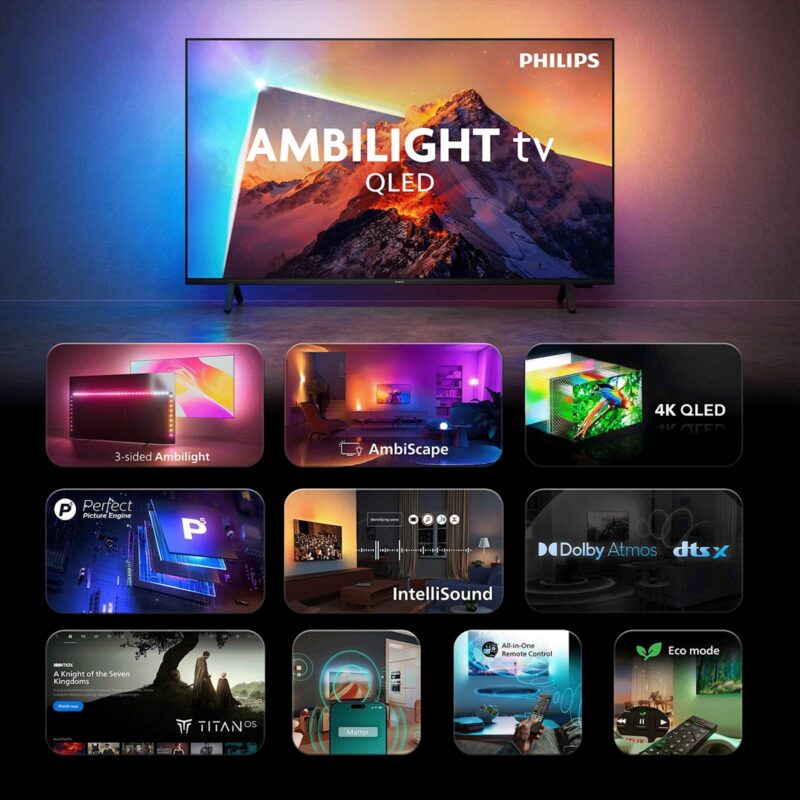 QLED TV PHILIPS 43PQS8611