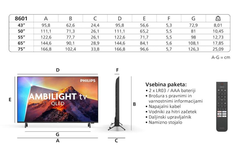 QLED TV PHILIPS 65PQS8611 QLED TV PHILIPS 65PQS8611
