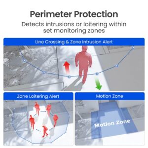 Reolink Ip Kamera serija P344 4K, 12MP, Barvni nočni vid, Dome POE, Ai podpora